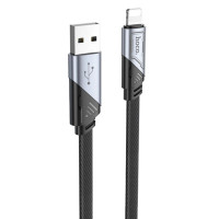 Дата кабель Hoco U119 Machine charging data USB to Lightning (1.2m) - Black