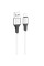Дата кабель Hoco X86 Spear USB to Lightning (1m) - White - фото