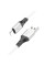 Дата кабель Hoco X86 Spear USB to Lightning (1m) - White - фото