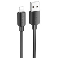 Дата кабель Hoco X96 Hyper USB to Lightning 12W (0.25m) - Black