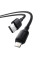Дата кабель Baseus Silky Series OS Fast Charging USB to Lightning 2.4A (1m) (P1037770) - Cluster Black - фото