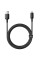 Дата кабель Baseus Silky Series OS Fast Charging USB to Lightning 2.4A (1m) (P1037770) - Cluster Black - фото