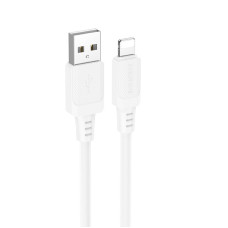 Дата кабель Borofone BX115 Lotto USB to Lightning 2.4A (1m) - White