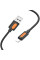 Дата кабель Borofone BX114 Structure USB to Lightning 2.4A (1m) - Black - фото
