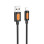 Дата кабель Borofone BX114 Structure USB to Lightning 2.4A (1m) - Black