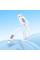 Дата кабель Borofone BX114 Structure USB to Lightning 2.4A (1m) - White - фото