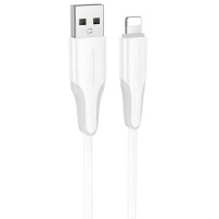 Дата кабель Borofone BX119 New USB to Lightning 2.4A (1m) - White