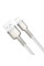 Дата кабель Baseus Cafule Metal USB to Lightning 2.4A (2m) (CALJK-B0) - White - фото