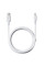 Дата кабель Baseus Silky Series OS Fast Charging USB to Lightning 2.4A (2m) (P1037770) - Moon White - фото