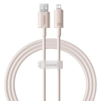 Дата кабель Baseus Habitat Series Fast Charging USB to Lightning 2.4A (2m) (P10360200) - Wheat Pink