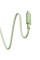Дата кабель Baseus Habitat Series Fast Charging USB to Lightning 2.4A (2m) (P10360200) - Natural Green - фото