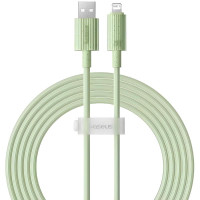 Дата кабель Baseus Habitat Series Fast Charging USB to Lightning 2.4A (2m) (P10360200) - Natural Green