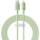 Дата кабель Baseus Habitat Series Fast Charging USB to Lightning 2.4A (2m) (P10360200) - Natural Green