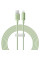 Дата кабель Baseus Habitat Series Fast Charging USB to Lightning 2.4A (1m) (P10360200421-0) - Natural Green - фото