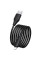 Дата кабель Hoco X124 Bien silicone USB to Lightning 2.4A (1m) - Black - фото
