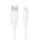 Дата кабель Hoco X124 Bien silicone USB to Lightning 2.4A (1m) - White