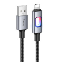 Дата кабель Hoco U144 New USB to Lightning 2.4A (1.2m) - Black