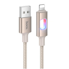 Дата кабель Hoco U144 New USB to Lightning 2.4A (1.2m) - Gold