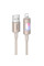 Дата кабель Hoco U144 New USB to Lightning 2.4A (1.2m) - Gold - фото