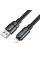 Дата кабель Hoco U143 Joy USB to Lightning 2.4A (1.2m) - Black - фото