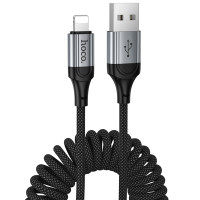 Дата кабель Hoco X121 Nuevo USB to Lightning 2.4A (1.5m) - Black