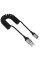 Дата кабель Hoco X121 Nuevo USB to Lightning 2.4A (1.5m) - Black - фото