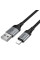 Дата кабель Hoco X121 Nuevo USB to Lightning 2.4A (1.5m) - Black - фото