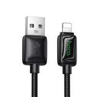 Дата кабель Hoco U146 Mundo USB to Lightning 12W (1.2m) - Black