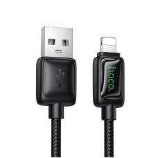 Дата кабель Hoco U146 Mundo USB to Lightning 12W (1.2m) - Black