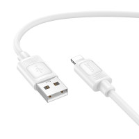 Дата кабель Hoco X122 Benefit USB to Lightning 2.4A (1m) - White