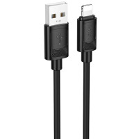 Дата кабель Hoco X122 Benefit USB to Lightning 2.4A (1m) - Black