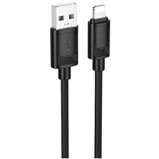 Дата кабель Hoco X122 Benefit USB to Lightning 2.4A (1m) - Black