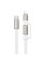 Дата кабель Hoco X125 Surplus 2in1 Type-C to Lightning/Type-C 60W (1m) - White - фото