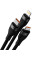 Дата кабель Baseus Flash Series 2 USB to MicroUSB-Lightning-Type-C 100W (1.2m) (CASS03000) - Black - фото