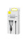 Дата кабель Baseus Flash Series 2 USB to MicroUSB-Lightning-Type-C 100W (1.2m) (CASS03000) - Black - фото
