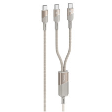 Дата кабель Hoco U139 Type-C to Type-C/Type-C 100W (1.2m) - Gold