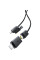 Дата кабель Baseus Versatile Two-for-Two USB/Type-C to Type-C/Lightning 60W (0.6m) (P10383000) - Cosmic Black - фото