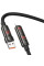 Дата кабель Hoco U143 Joy 4in1 USB to Lightning/Type-C to Type-C 240W (1.2m) - Black - фото