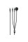 Дата кабель Hoco CW64 3in1 Type-C to iWatch/Lightning/Type-C 15W (1.2m) - Black - фото