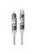 Дата кабель Hoco U151 Goldsmith 4in1 Type-C to USB/Type-C to Lightning 240W (1.2m) - Gray - фото