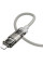 Дата кабель Hoco U151 Goldsmith 4in1 Type-C to USB/Type-C to Lightning 240W (1.2m) - Gray - фото