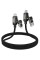 Дата кабель Hoco U151 Goldsmith 4in1 Type-C to USB/Type-C to Lightning 240W (1.2m) - Black - фото