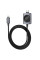 Дата кабель Hoco CW66 2in1 Type-C to iWatch/Type-C PD100W (1.2m) - Black - фото