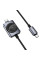 Дата кабель Hoco CW66 2in1 Type-C to iWatch/Type-C PD100W (1.2m) - Black - фото