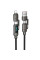 Дата кабель Hoco U152 Fortune 4in1 Type-C to Lightning/Type-C to USB 240W (1.2m) - Black - фото