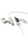 Дата кабель Hoco U152 Fortune 4in1 Type-C to Lightning/Type-C to USB 240W (1.2m) - Light Gray - фото