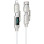 Дата кабель Hoco U152 Fortune 4in1 Type-C to Lightning/Type-C to USB 240W (1.2m) - Light Gray