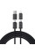 Дата кабель Baseus Versatile Two-for-Two USB/Type-C to Type-C/Lightning 60W (2m) (P10383000) - Cluster Black - фото