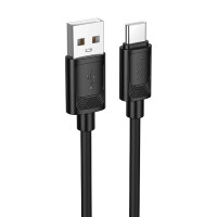 Дата кабель Hoco X122 Benefit USB to Type-C 3A (1m) - Black