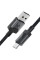 Дата кабель Acefast C12-04 USB to Type-C 3A (1.2m) - Black - фото